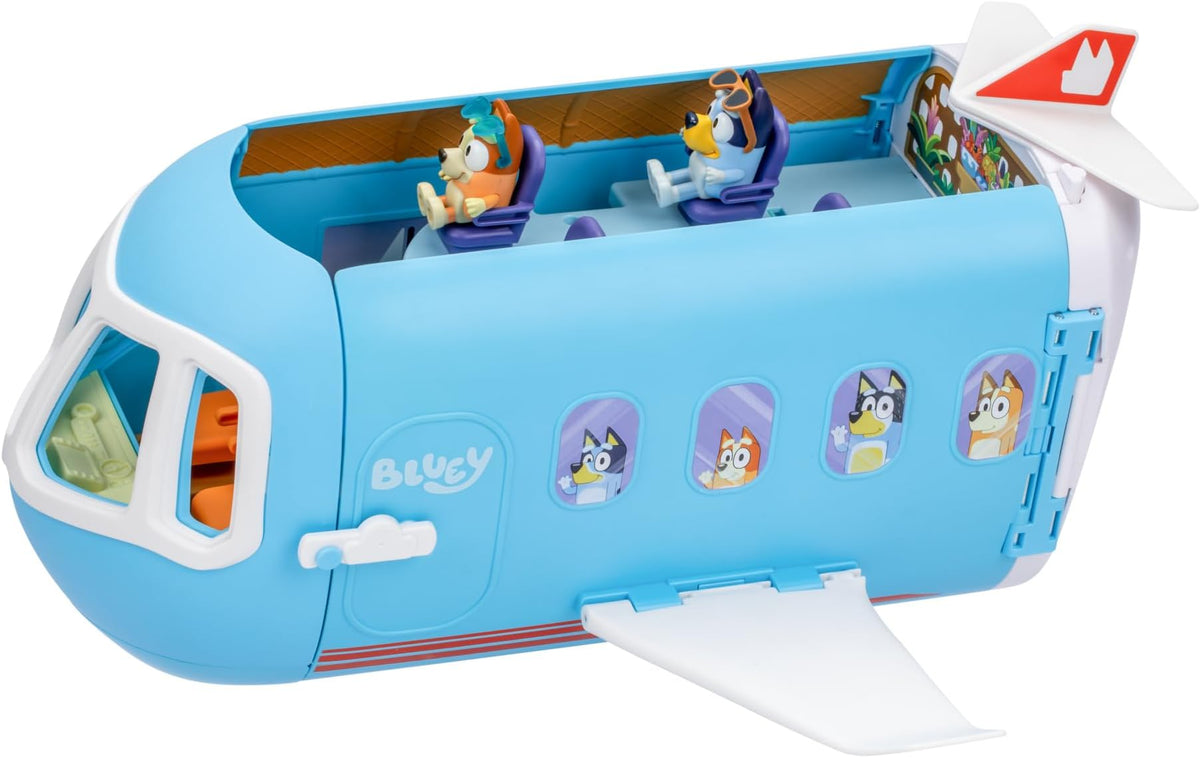 Bluey 3-in-1 Transforming Plane Playset (40 x 19 x 23cm), 3+ years