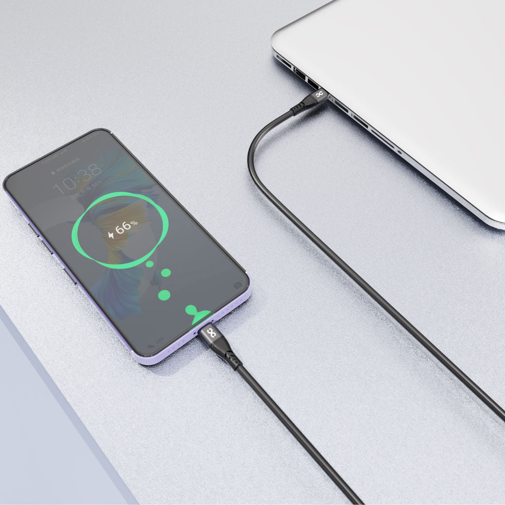 Infinyty NextGen Silicone Fast USB-C to USB-C Cable 100W