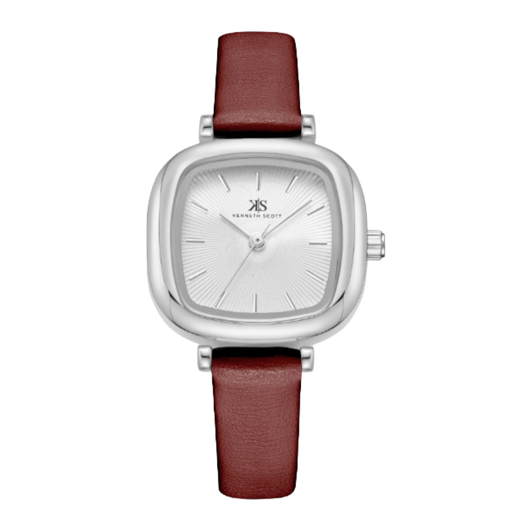 Kenneth Scott Women’s Analog Square Dial Watch, K22525 Series