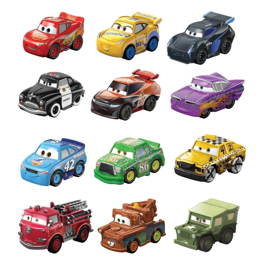 Disney Pixar Cars Mini Racer Vehicle, Styles May Vary, For Age 3+ Years