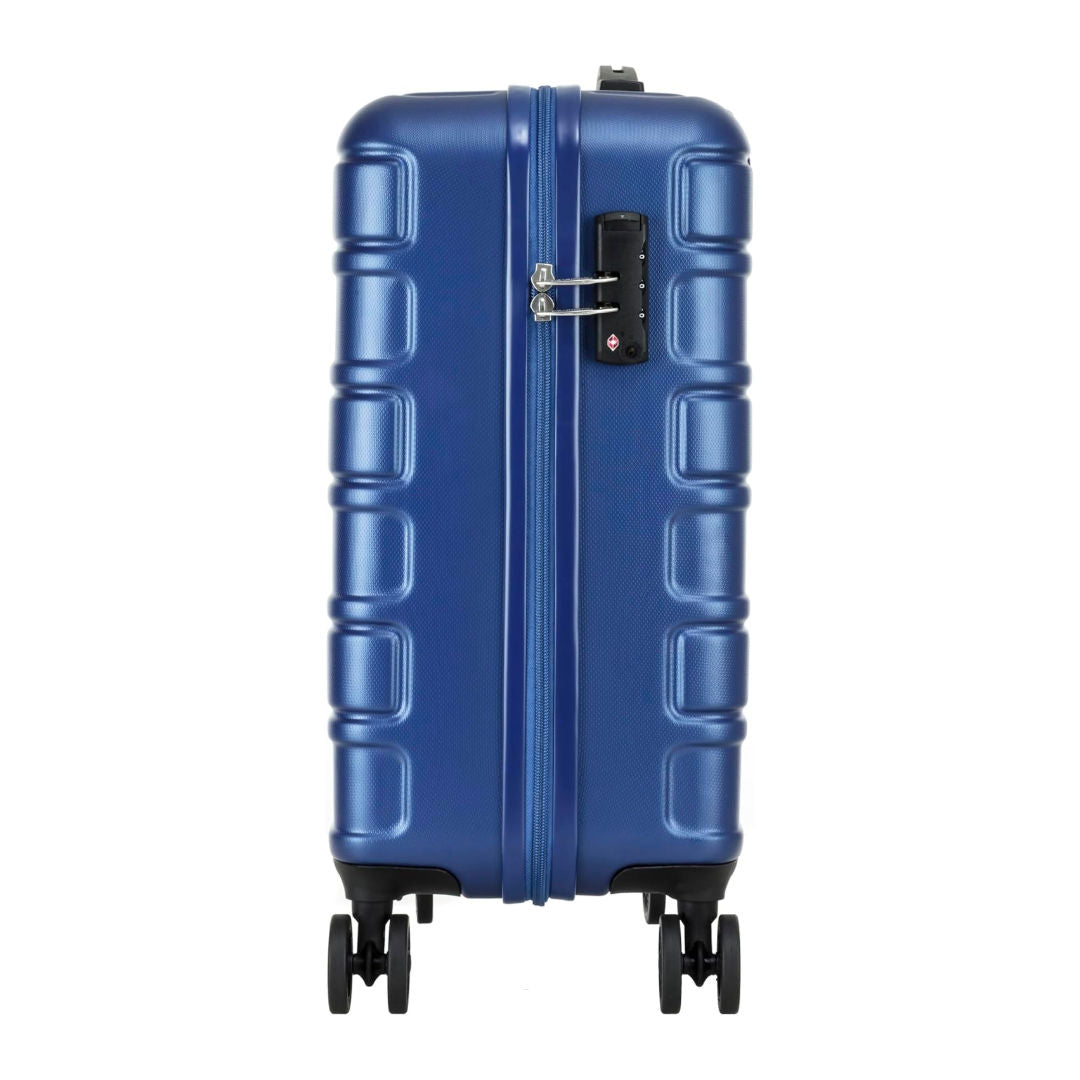 American Tourister Bricklane Hard Luggage Trolley Bag, Blue