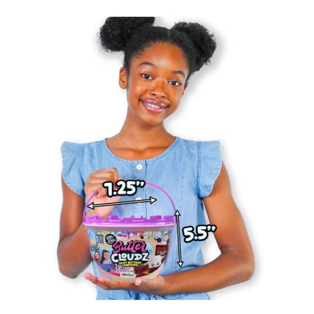 WeCool COMPOUND Kings Butter Cloudz, Silky Buttery Compound, Campfire S'mores Scented Slime In A  Tub, 380gm