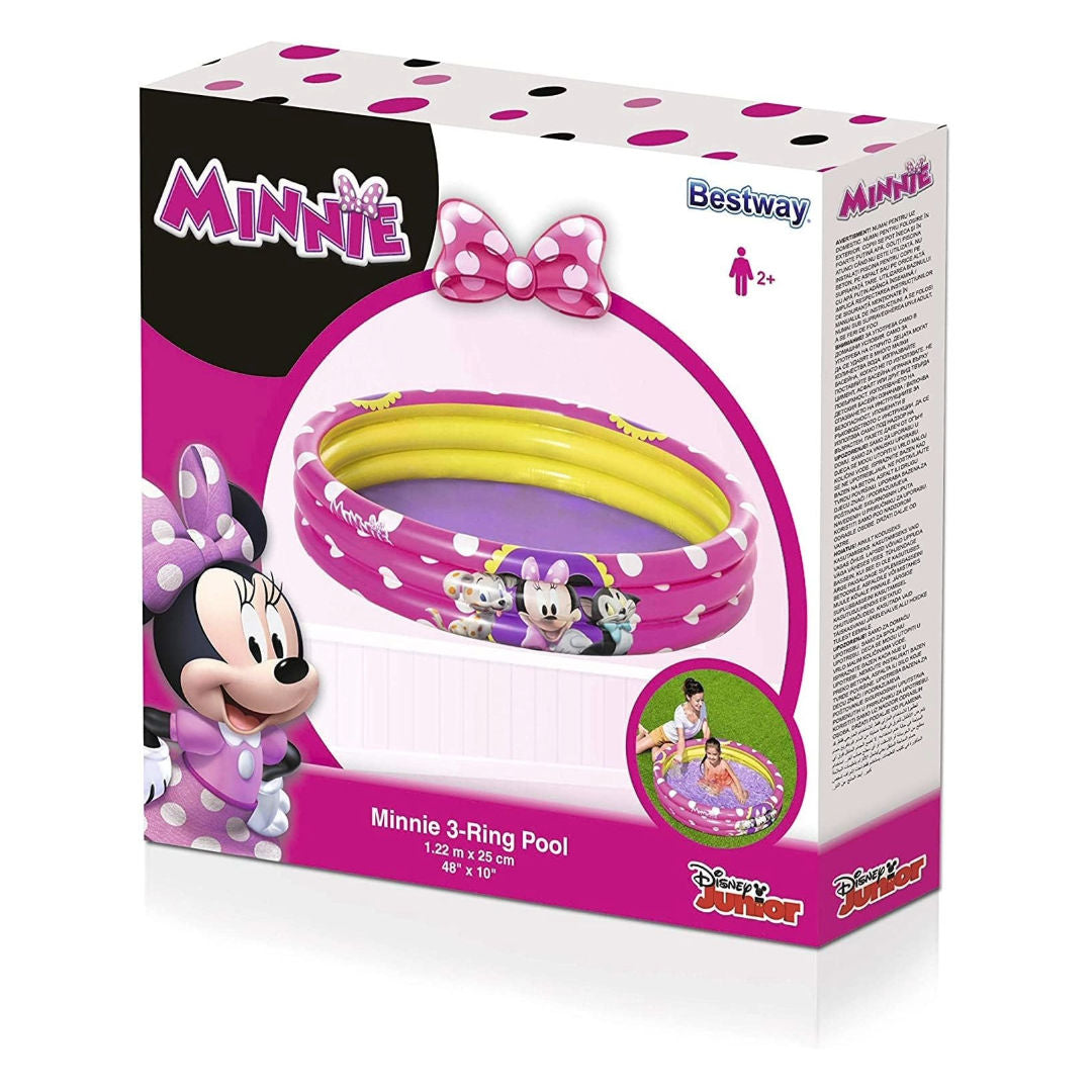 Bestway Minnie 3-Ring Pool 122 x 25cm, 2+ years
