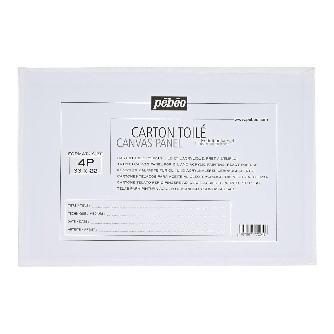 Pebeo Canvas Panel Board