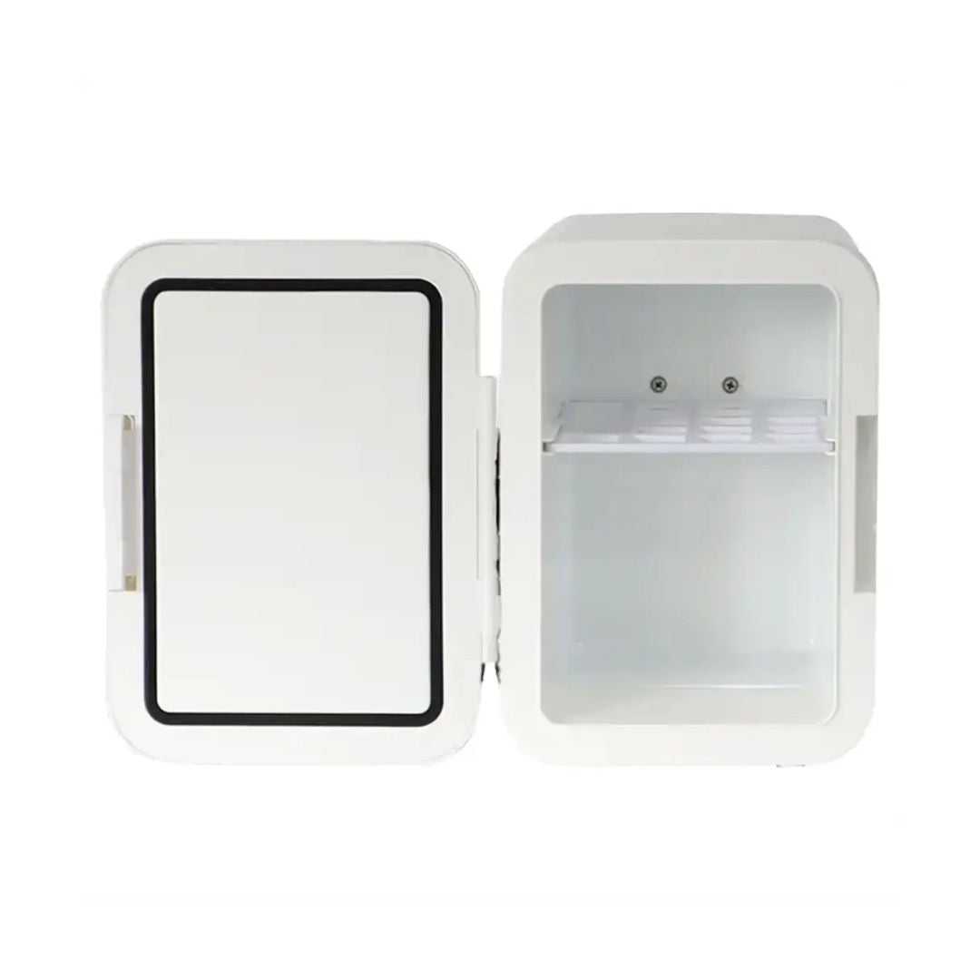 Porodo Lifestyle Echochill 4L Min Cooling Fridge, For Home, Office And Travel, White