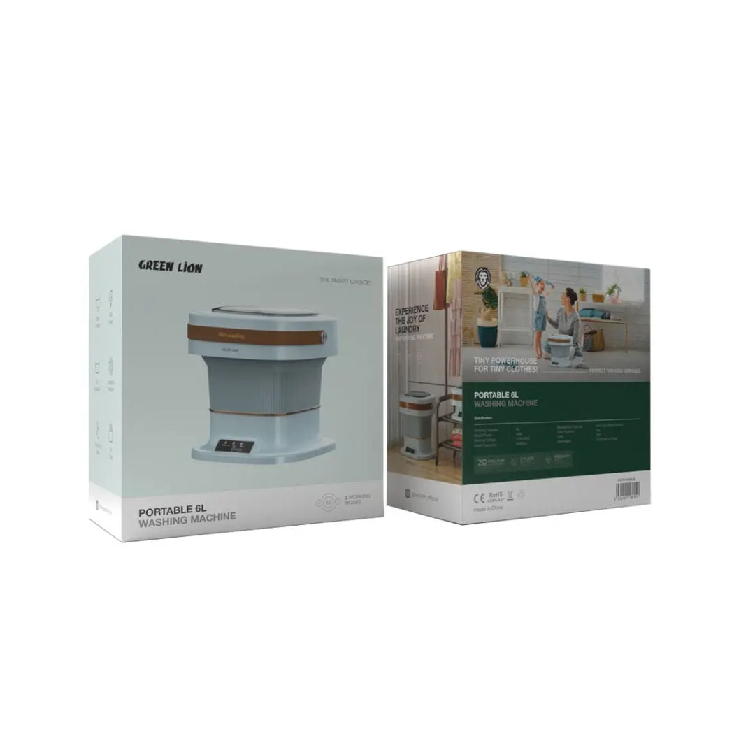 Green Lion Portable 6L Washing Machine, Blue