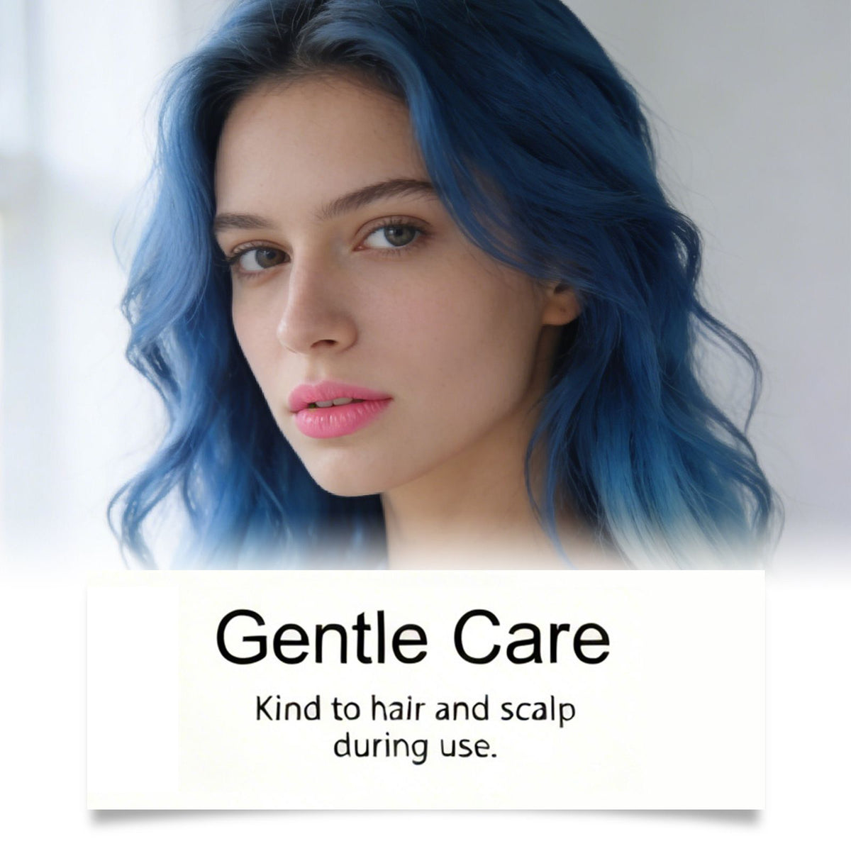 Temporary Blue Hair Color Wax Washable 50g
