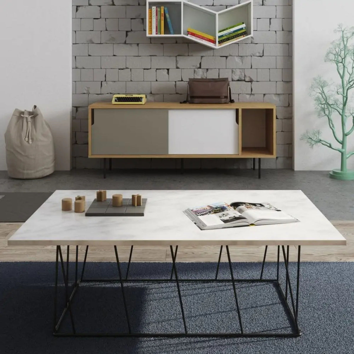 Helix Coffee Table Marble