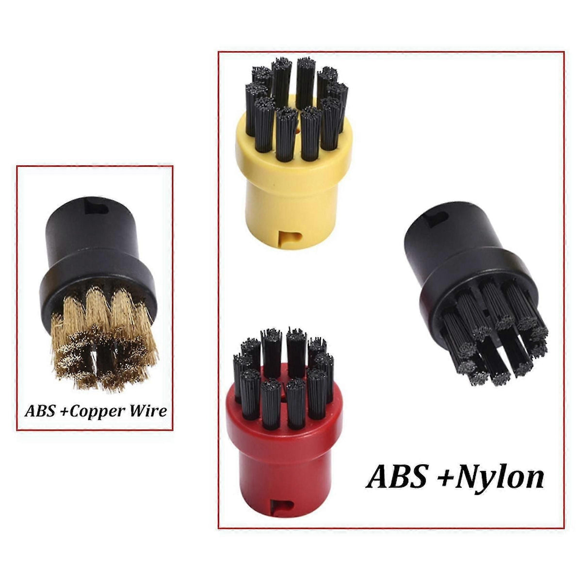 Cleaning Brushes For Sc1 Sc2 Sc3 Sc4 Sc5 Sc7 Ctk10 Steam Cleaner Attachments Round Sprinkler Nozzle