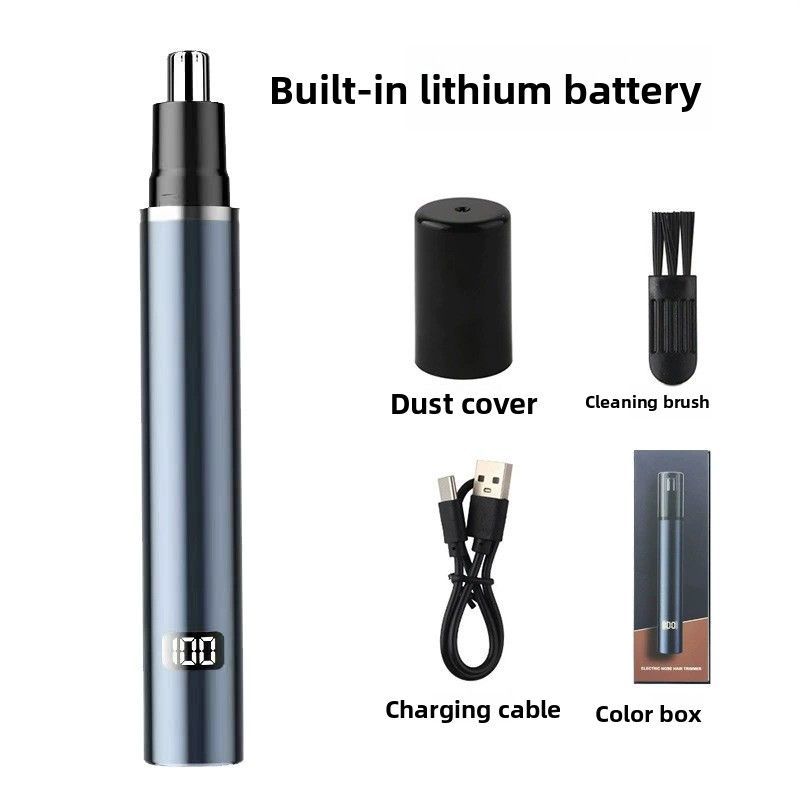 USB Nose Hair Trimmer with LED Display