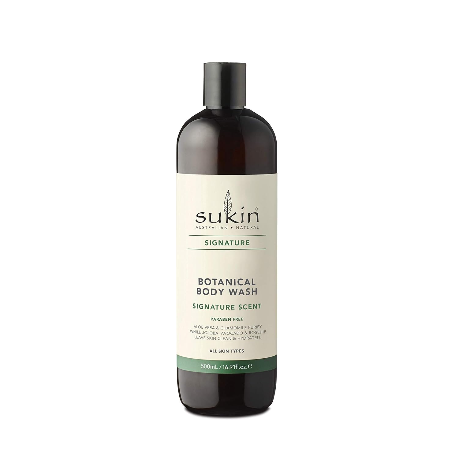 Sukin Botanical Body Wash, Signature Scent, 500 Ml