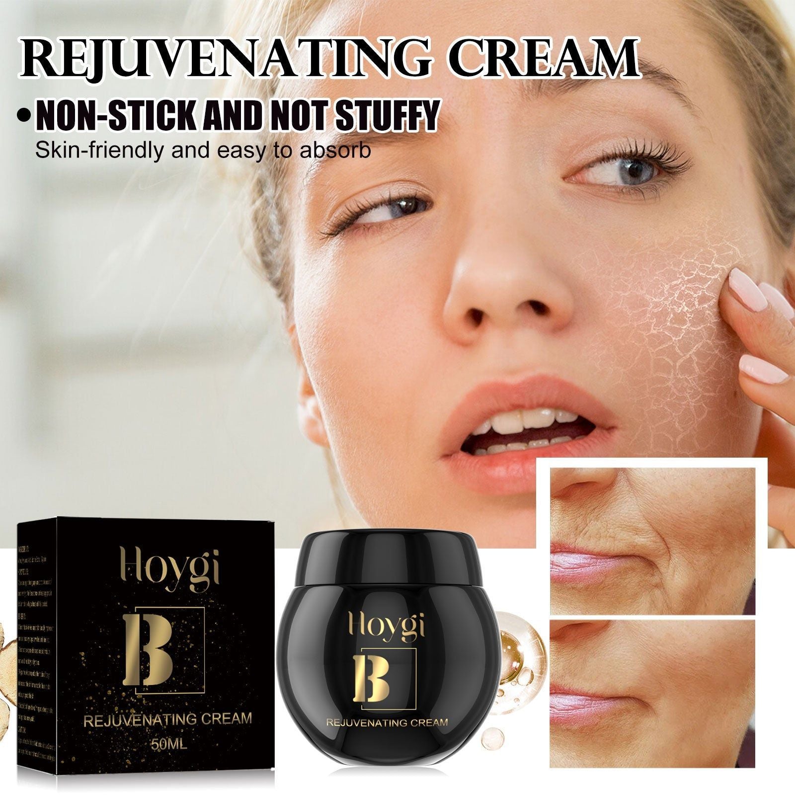 Hydrating Firming Face Cream, Anti-Aging Moisturizer, Brightening & Wrinkle Repair ,50ml