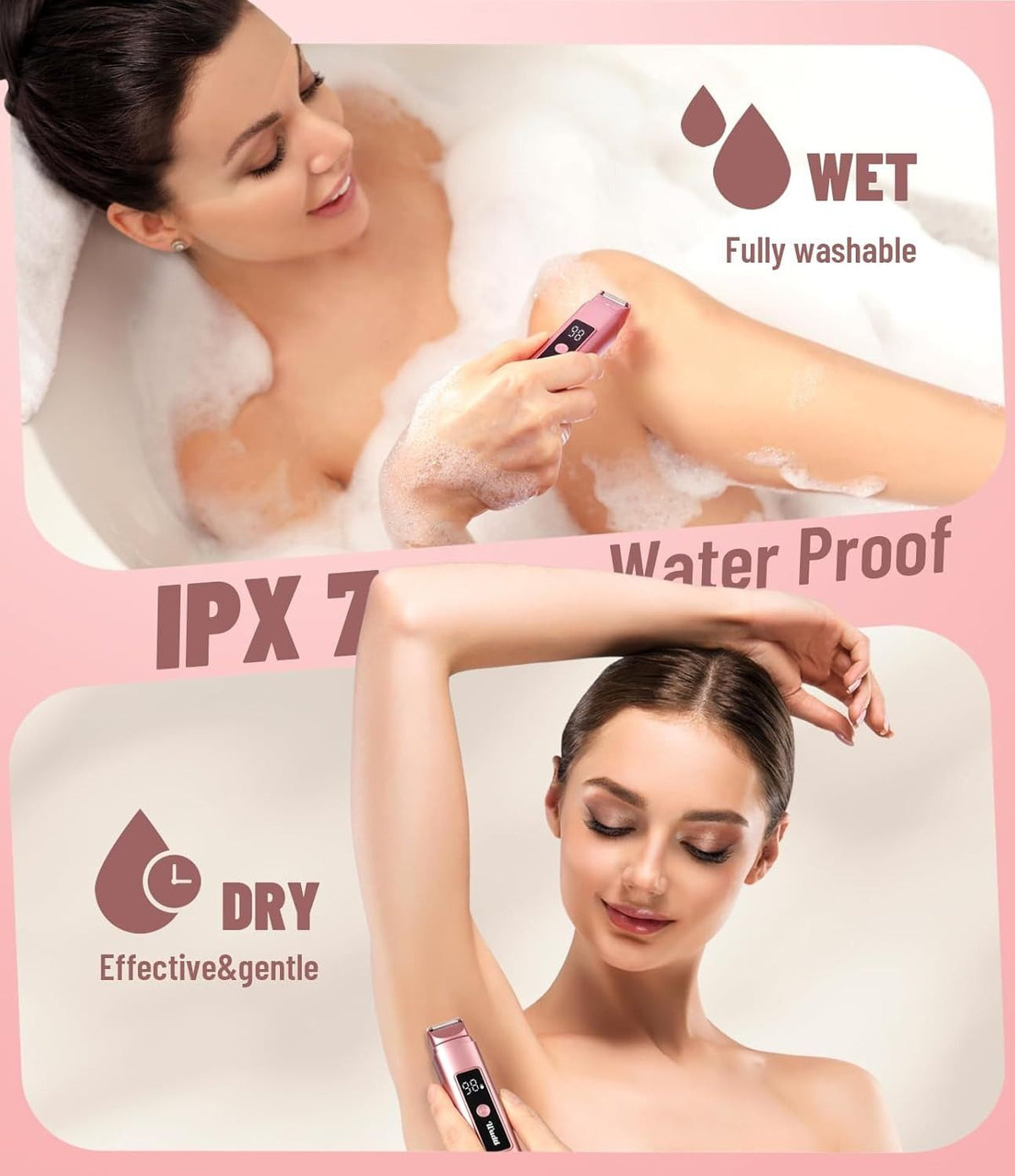 Dual-Head Women's Hair Remover Trimmer