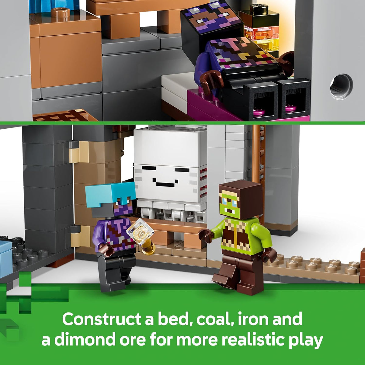 LEGO Minecraft Ghast Station Building Set-754 Pieces, Age 9+ Years