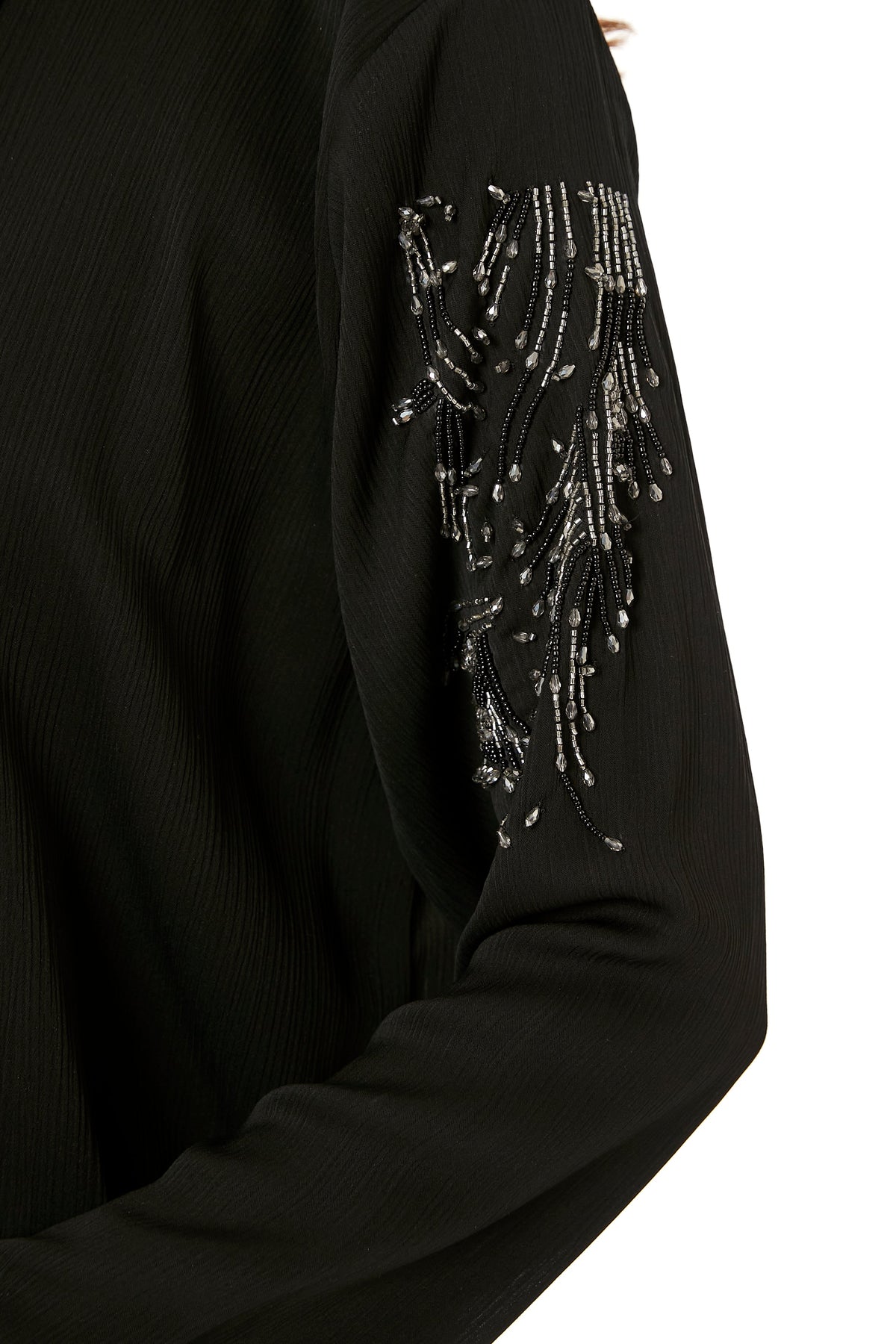 MOiSTREET Black Zoom Top and Pants Set Travel wear