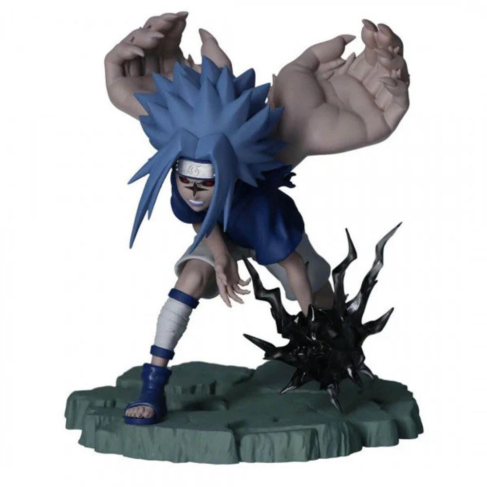 Banpresto Memorable Saga Naruto Shippuden Sasuke Uchiha Cursed Seal Transformation Figure, 9.91cm