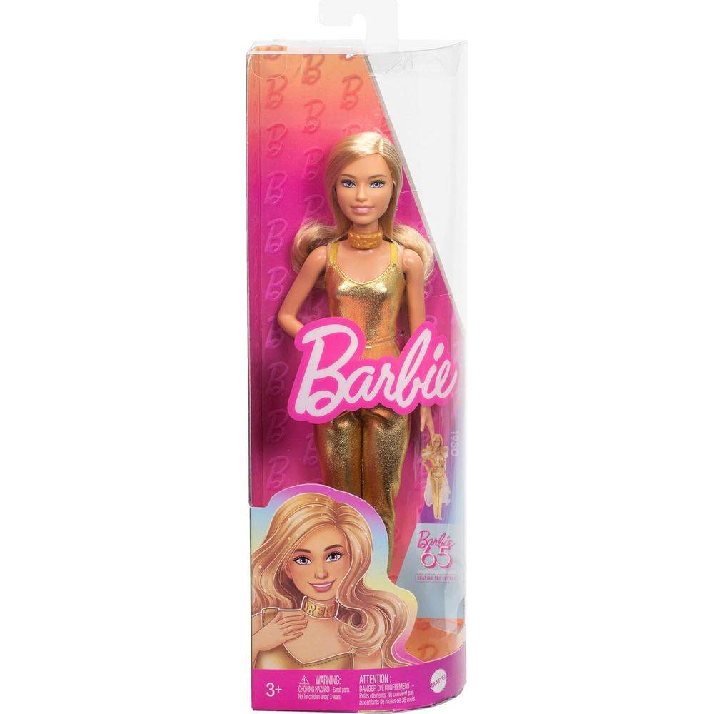 Barbie 65th Anniversary Fashionistas Gold Dreams Petite Doll