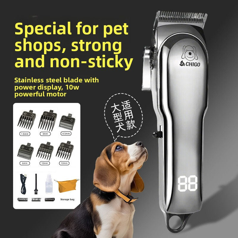 Pet Hair Clipper with 6 Guide Combs