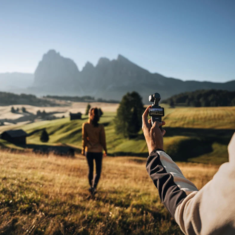 DJI Osmo Pocket 3, 4K Handheld Gimbal Camera with 3-Axis Stabilization, 2-Inch Rotatable OLED Touchscreen
