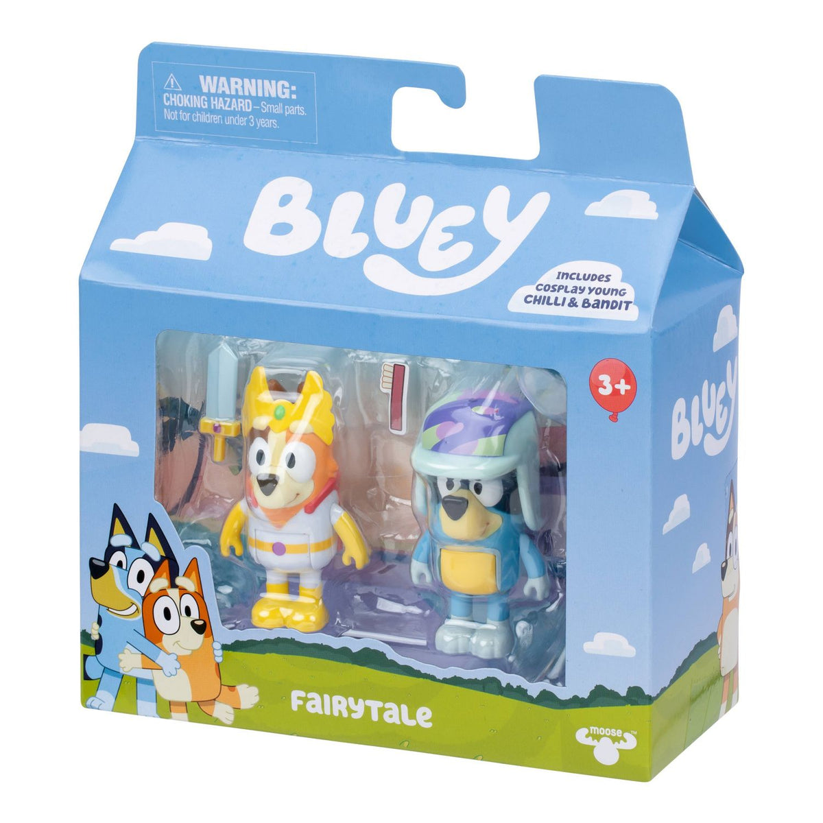Bluey Fairytale Cosplay Young Figure Set (7cm), 3+ years