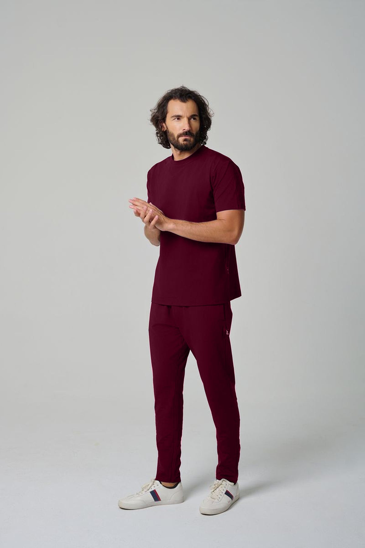 Regular Fit Men Pants - Maroon