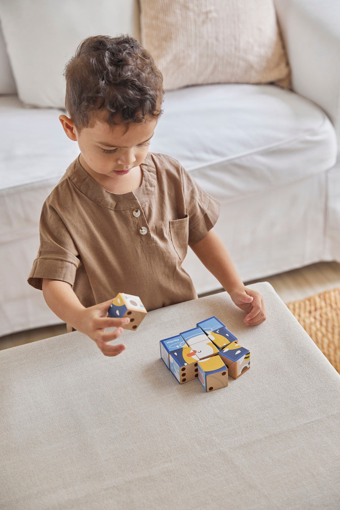 PlanToys Animal Puzzle Cubes