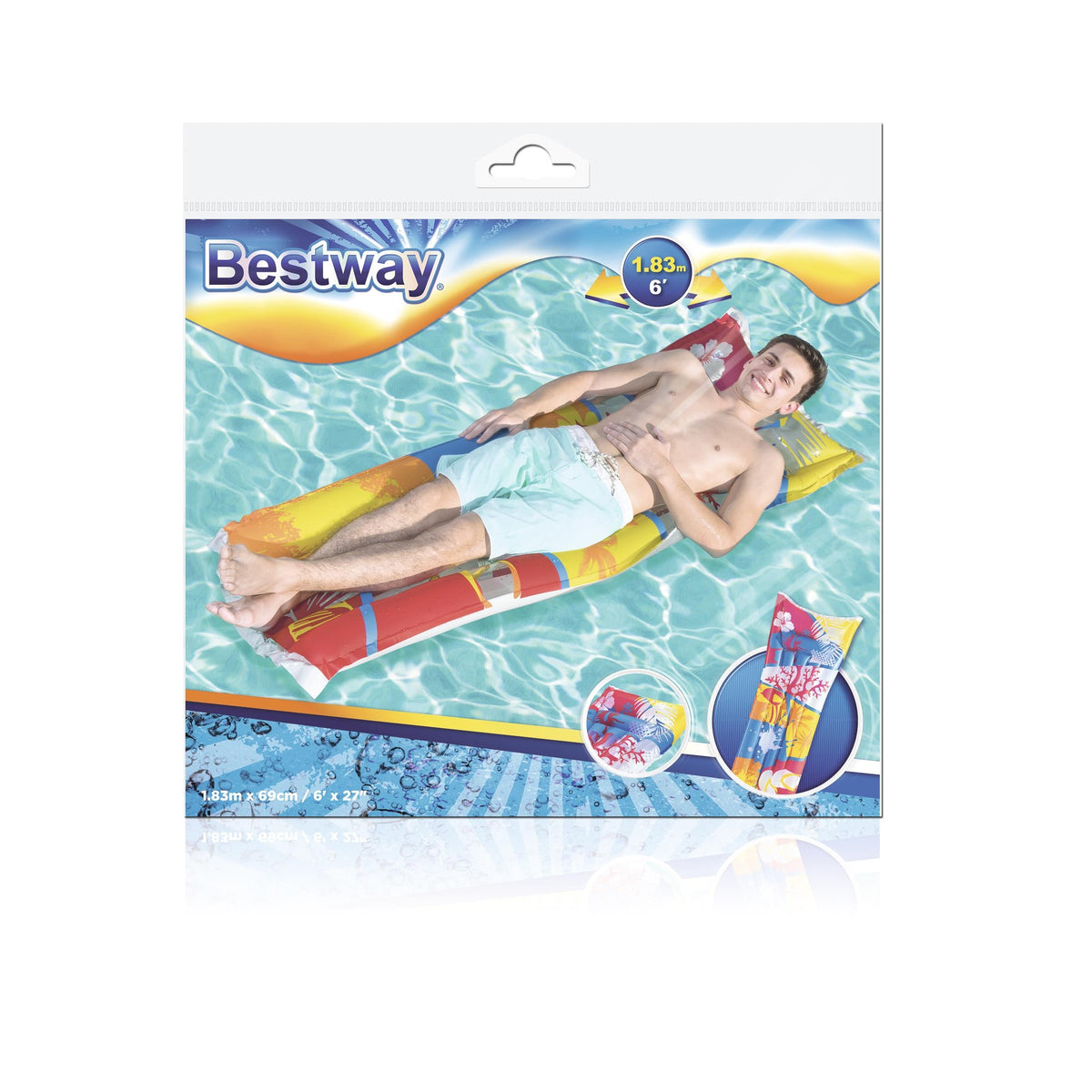 BESTWAY 72 X 27 INCH 1.83M X 69CM FASHIO