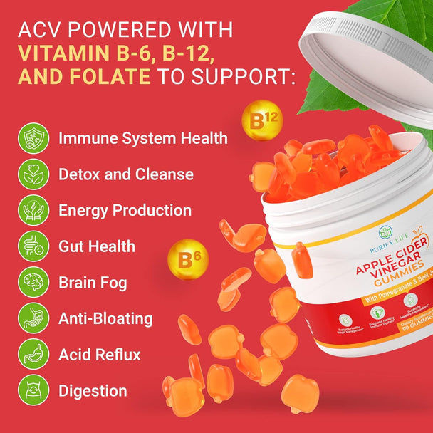 Purify Life Apple Cider Vinegar Gummies 90