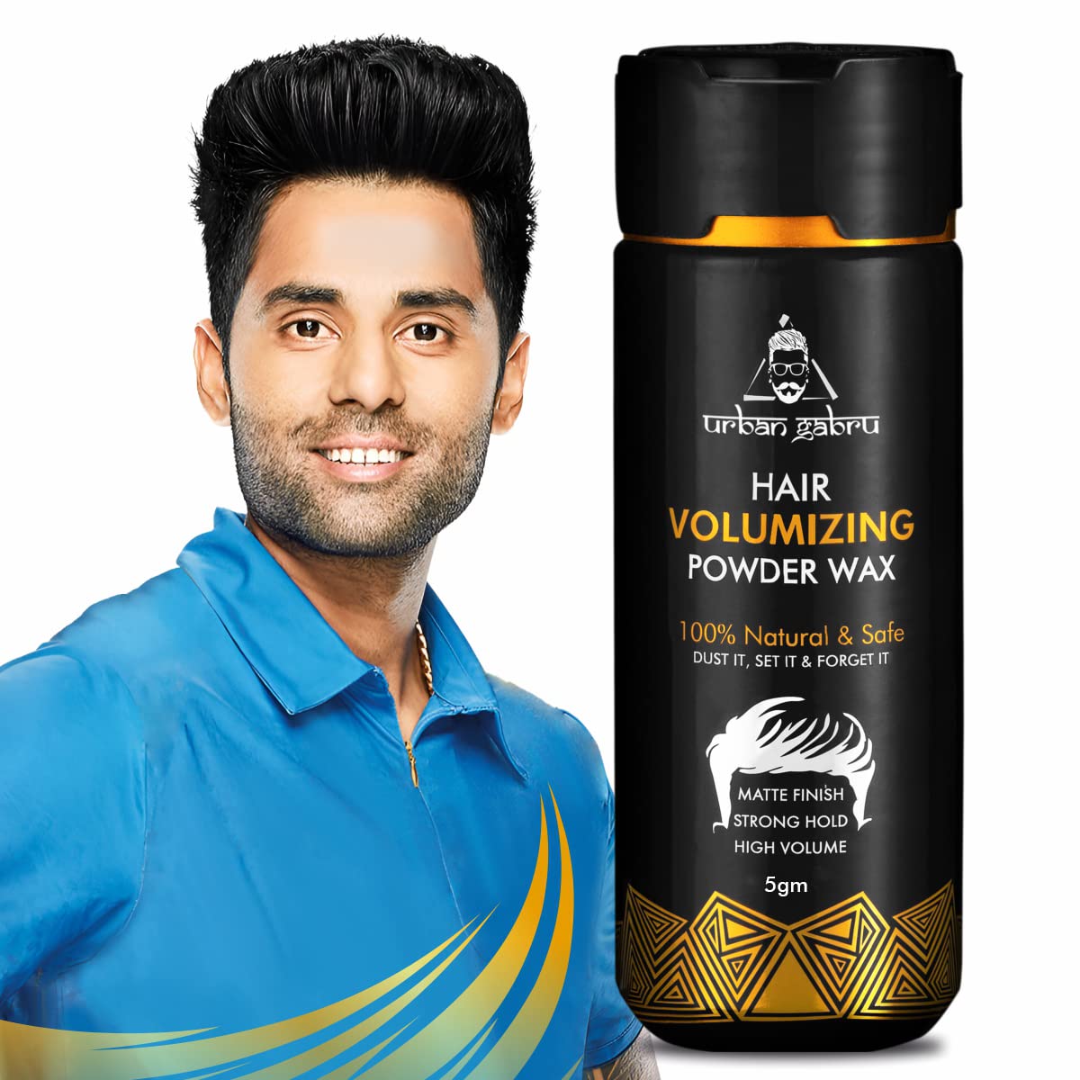 Urban Gabru Hair Volumizing Powder Wax strong hold | Matte Finish styling powder 5g