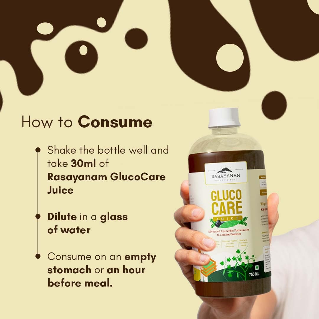 Rasayanam GlucoCare Juice For Diabetes Care 750 ML
