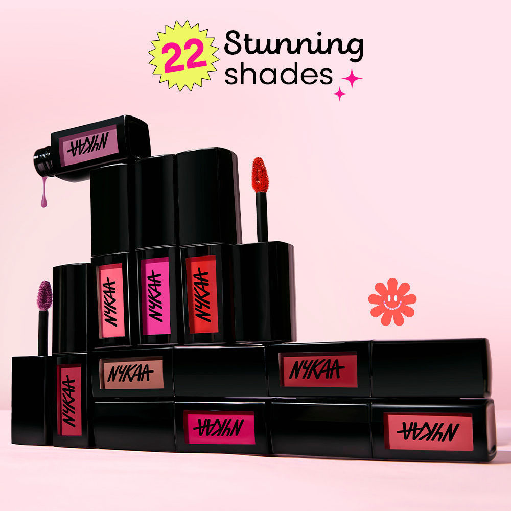 Nykaa Matte To Last ! Liquid Lipstick Kashi 19