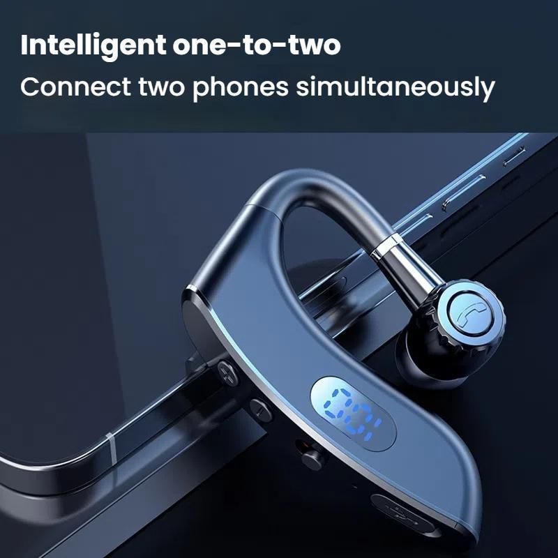 On-Ear Business Digital Display Bluetooth Earphone V18
