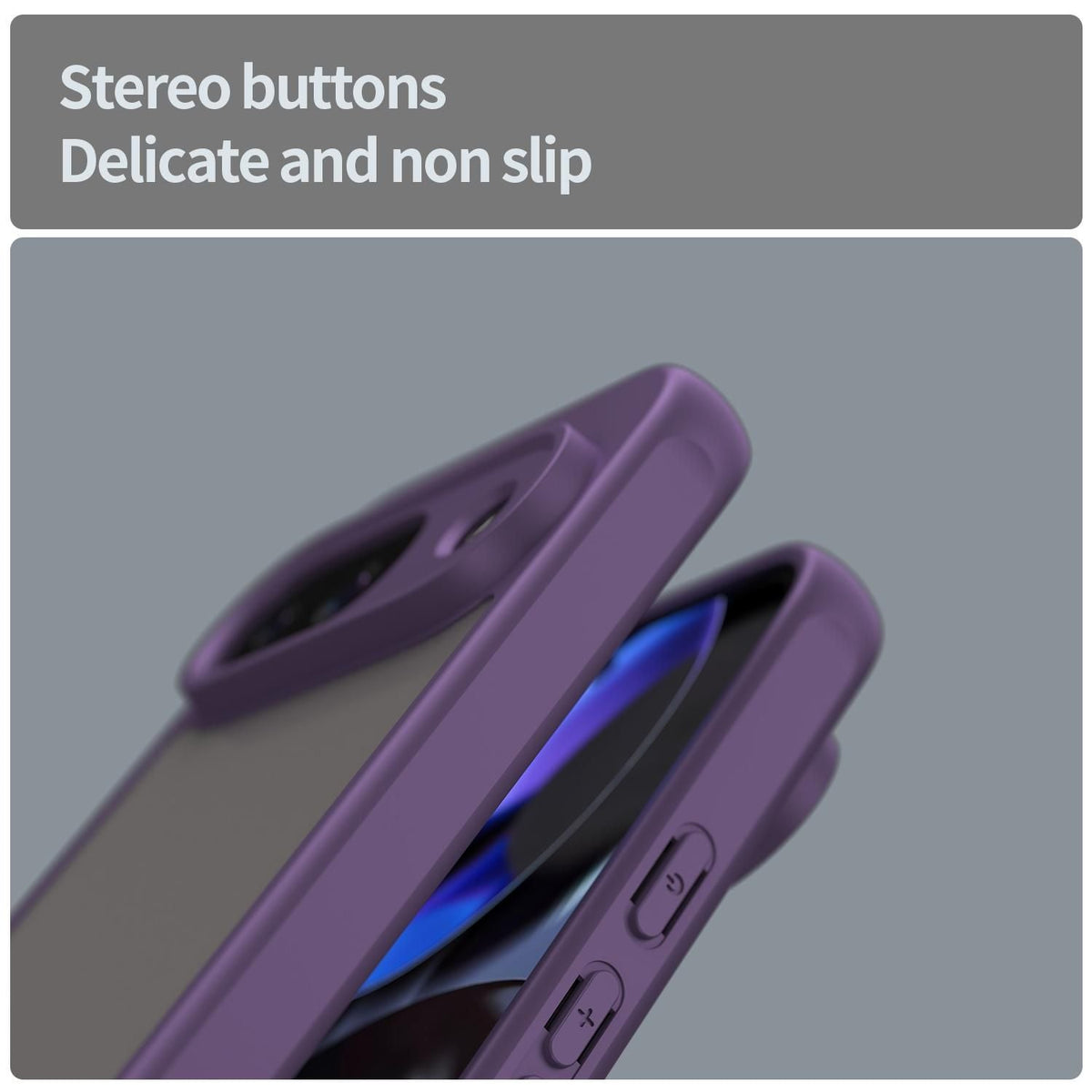 TPU Hybrid PC Frosted Phone Case For Google Pixel 9