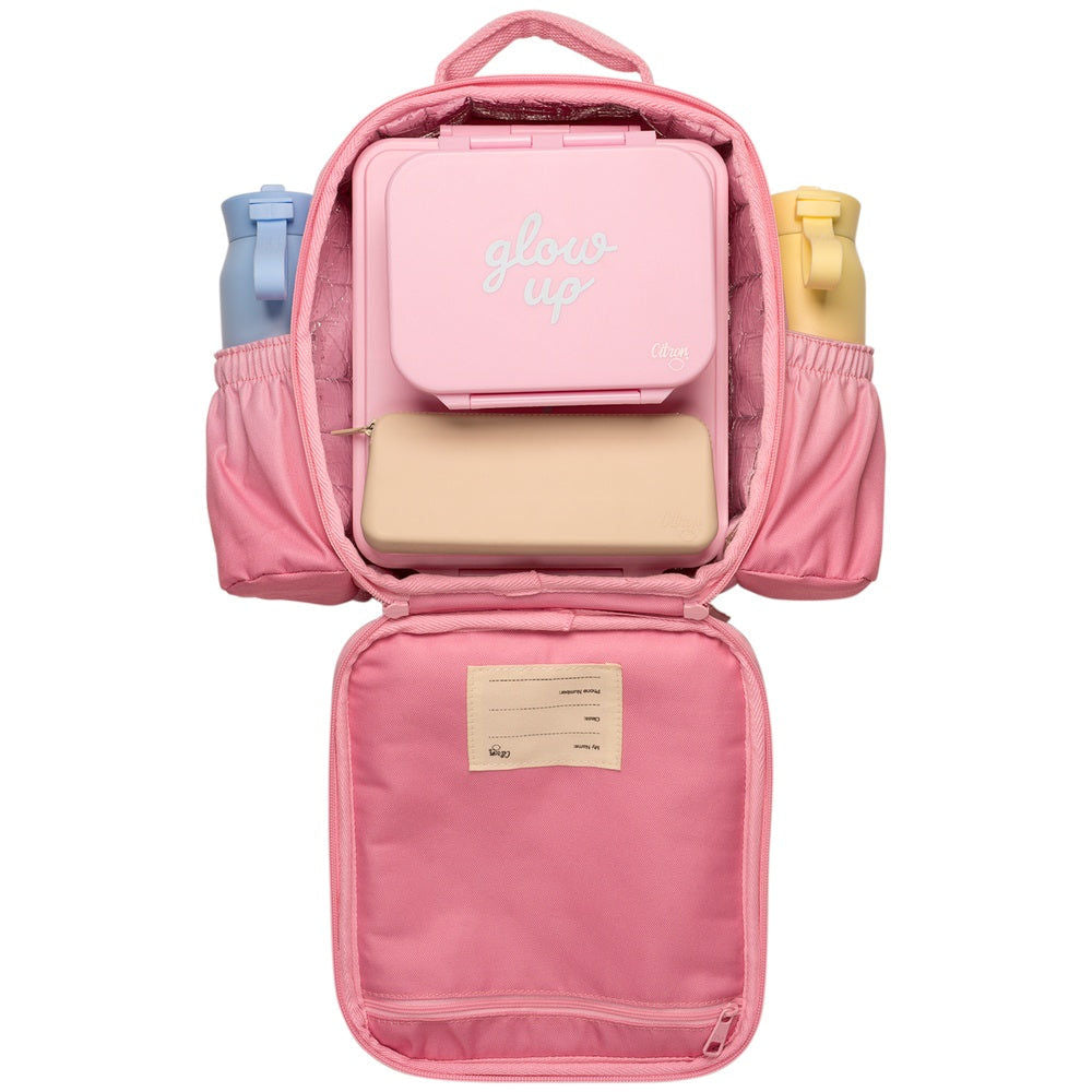 Citron Insulated Lunchbag Backpack - Pink Glowup
