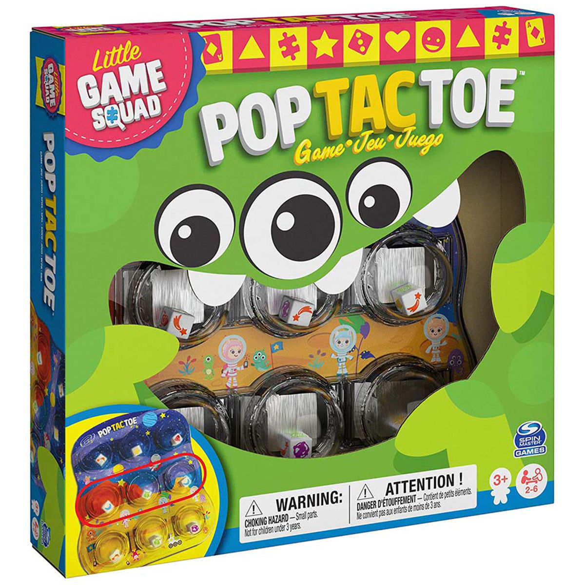 Game Squad Pop Tac Toe