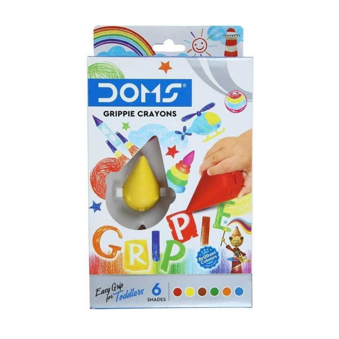 DOMS 6 Grippe Plastic Crayon Box