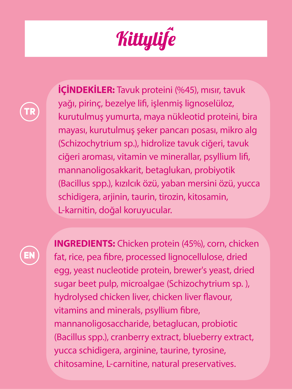 KittyLife Premium Kitten Dry Cat Food, Chicken Protein for Strong Growth, Immune Support, Easy Digestion & Healthy Skin