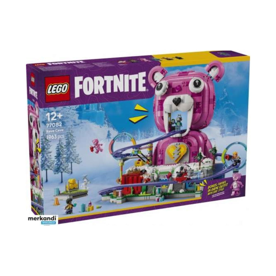 LEGO Fortnite Rave Cave Building Toy Set, For Age 12+ Years
