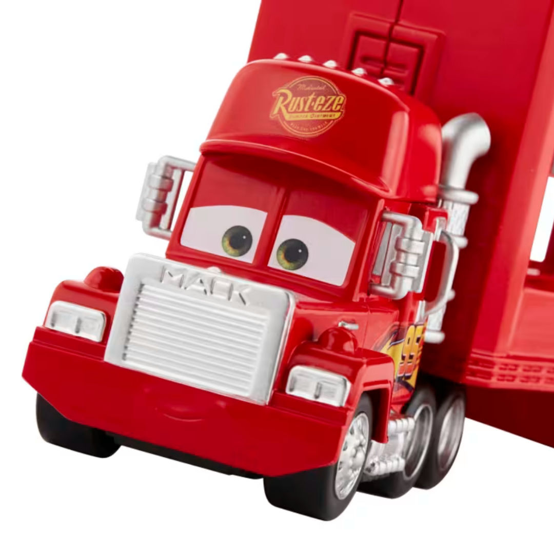 Disney Pixar Cars Mack Mini Racer Hauler Truck, 28cm, For Age 4+ Years