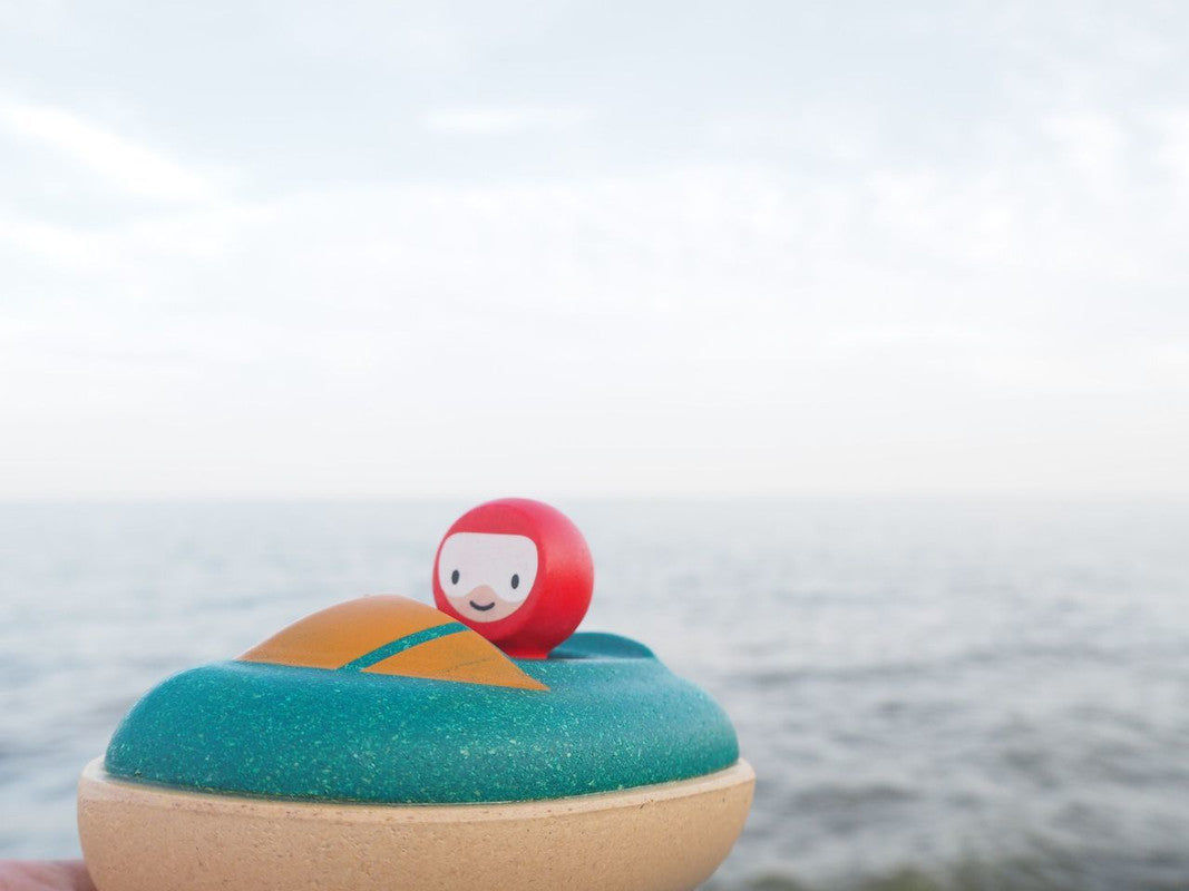 PlanToys Speed Boat — Wooden Toy Boat