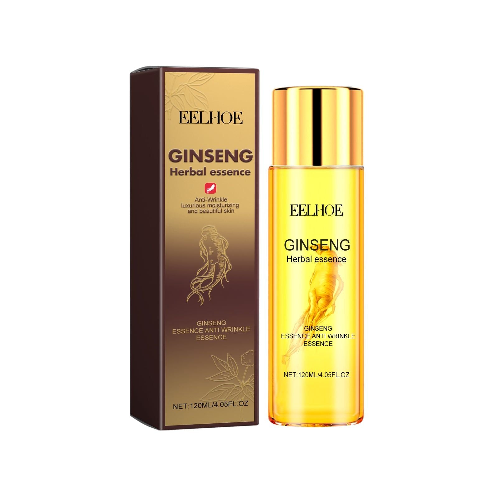 Ginseng Anti Wrinkle Serum, Firming & Youthful Skin, Collagen Boost, Anti Aging, Smooth & Elastic ,120ml