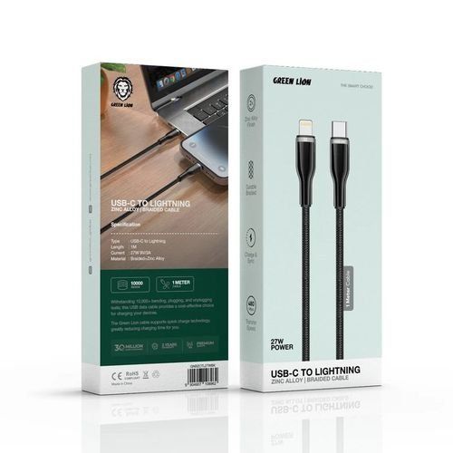 Green Lion 27W USB-C to Lightning Cable 1m