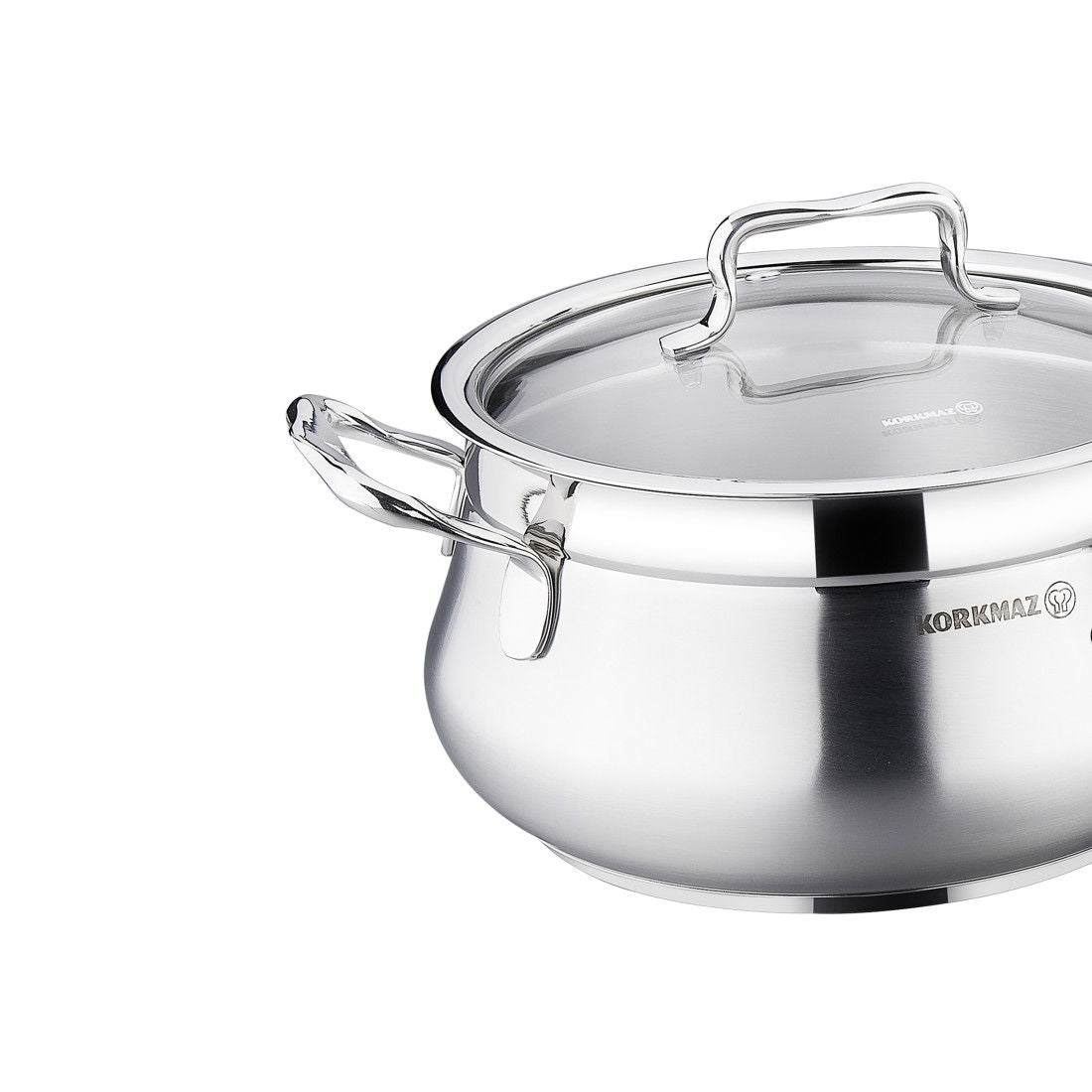 Korkmaz Estima 9-Piece Cookware set, Stainless Steel, A1959