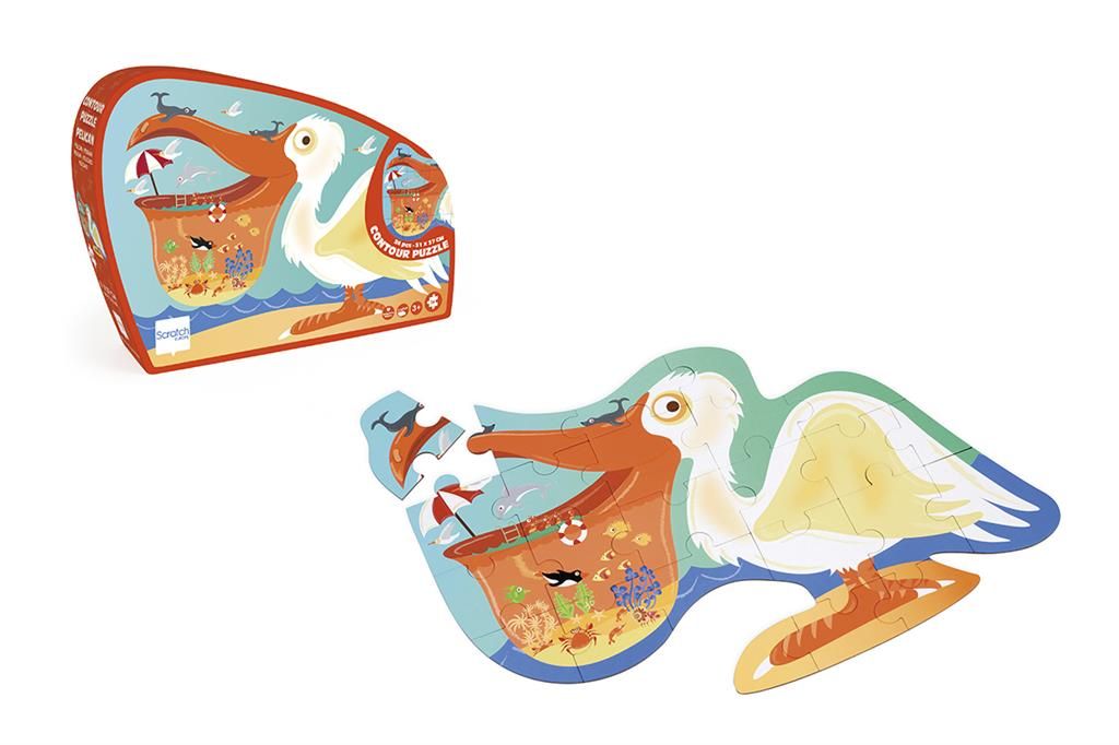 Pelican Contour Puzzle 24 Pieces