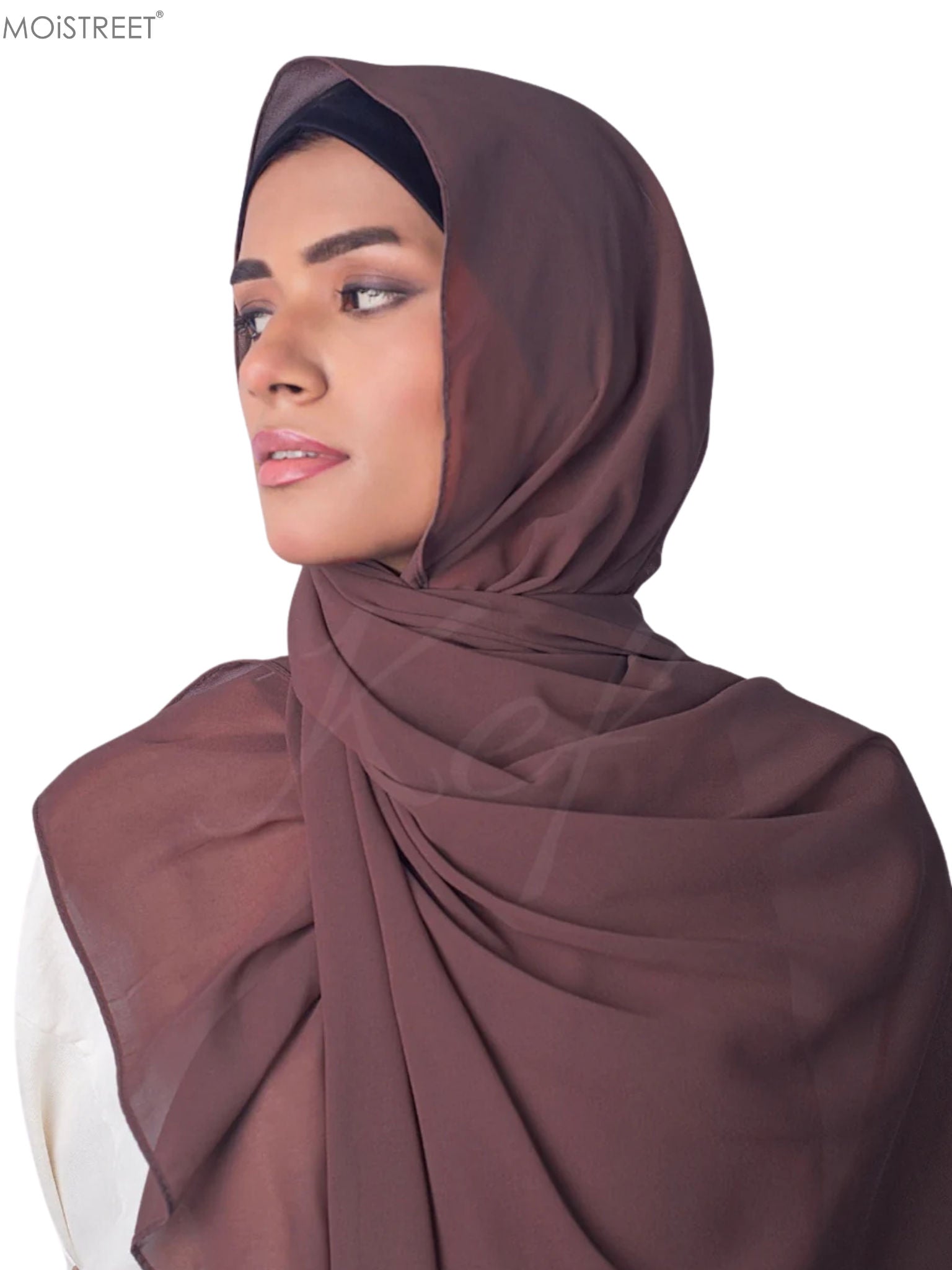 MOiSTREET Hijab Chiffon Grape