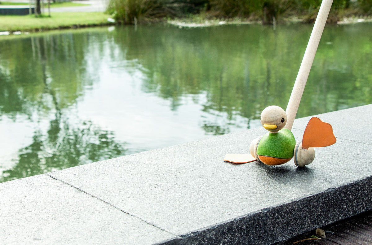 PlanToys Push Along Duck