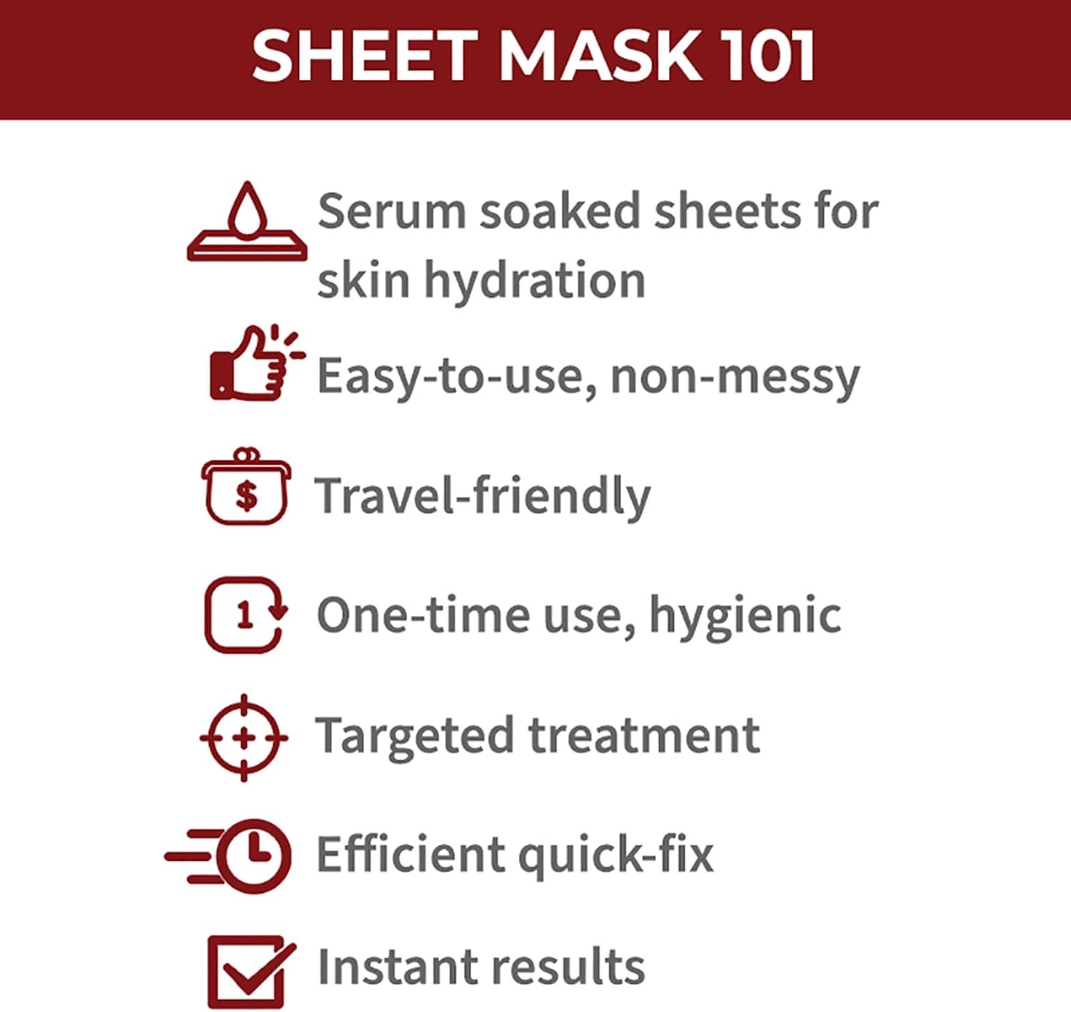 Nykaa Skin Secrets Acai Berry & Pomegranate Sheet Mask