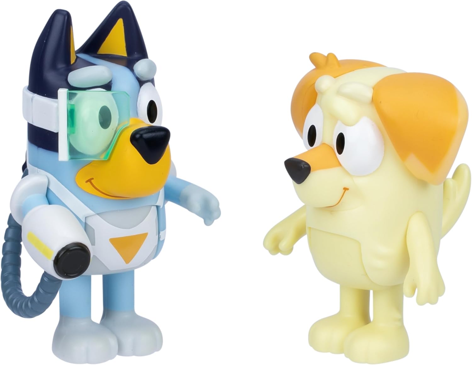 Bluey and Neighbor Chucky Surprise Blaster Suit Pack Figures (6.35cm), 3+ years