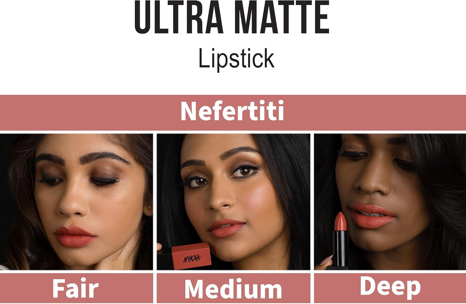 Nykaa Ultra Matte Lipstick Nefertiti 02