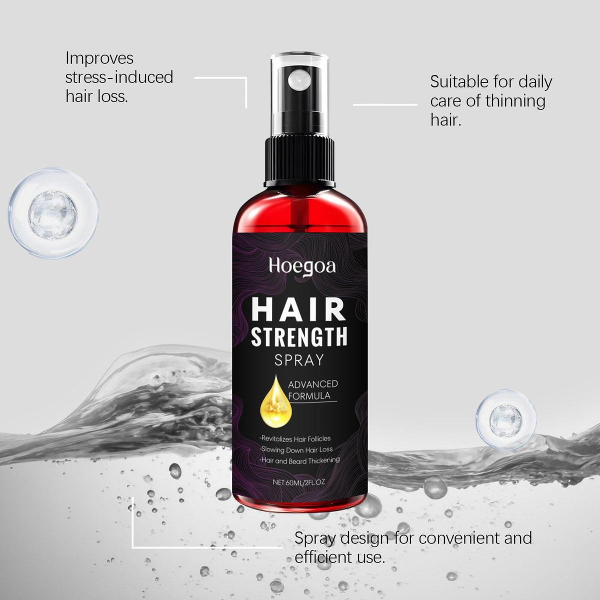 Hydrating Hair Care Spray Leave-In Mist 60ml